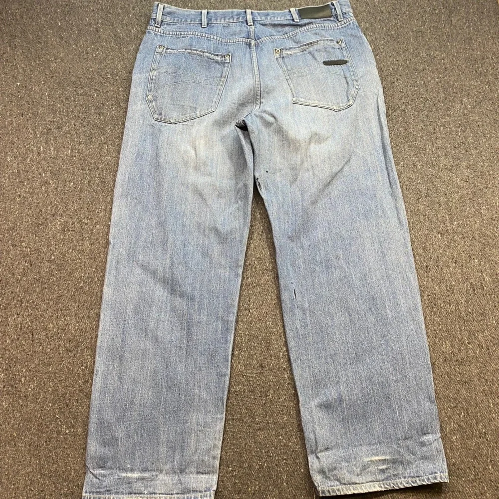 Sean John Jeans Sz 40 Mens Blue Streetwear Baggy Y2K Skater Hip Hop Denim